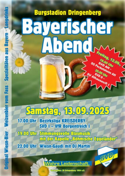 Plakat Bayerischer Abend